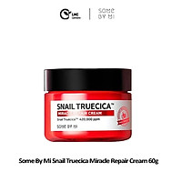 Kem dưỡng ẩm tái tạo săn chắc tái tạo da sẹo lõm da mụn some by mi snail truecica miracle repair cream 60g