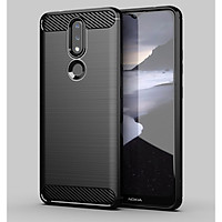 Ốp lưng chống sốc Vân Sợi Carbon cho Nokia 2.4
