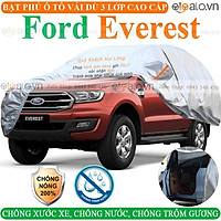 Bạt trùm che phủ xe ô tô Ford Everest chuẩn 3 Lớp Cao Cấp Chống Nắng Nóng Nước Mưa Cháy Chống Bụi