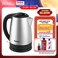 Bình đun siêu tốc Tefal KI800D68 - 1.7L - inox - Hàng chính hãng