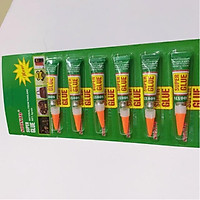 VỈ Keo siêu dính đa năng super glue 2g keo vỏ xanh lá