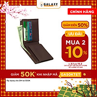 Ví Nam Bóp Nam Da Bò Thật Cao Cấp Galaxy Store GVN13 - Hàng Chính Hãng