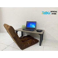 Bàn làm việc, bàn gaming ngồi bệt nhỏ 80cm - Chân to gấp gọn - Hàng chính hãng TIDO (Màu ngẫu nhiên)