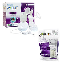 Máy Hút Sữa Điện Đơn Philips Avent SCF301/01 + Tặng Túi Trữ Sữa Philips AVENT SCF603/25 180ml