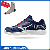 Giày cầu lông CYCLONE SPEED 3 Mizuno V1GA218064 chính hãng dành cho nam, mẫu mới, đế kếp, chống lật cổ chân - Tặng tất thể thao Bendu