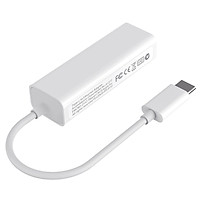 Adapter chuyển đổi từ cổng USB Type C sang cổng cắm dây mạng RJ45 dành cho Macbook