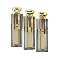 3x 9.1mm Plastic Empty Cosmetic DIY Lipstick Lip Moisturizer Tubes Bottle