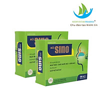 (02 HỘP) Thực phẩm chức năng Viêm mũi dị ứng SINO giúp hỗ trợ hiệu quả giảm tình trạng hắt hơi, ngạt mũi, chảy nước mũi, giảm ho khi thay đổi thời tiết, viên nén bao phim hộp 24 viên