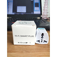 (Mẫu mới 2021)Ổ cắm wifi thông minh 10A US Tuya/Smartlife. Model 2021, Full chức năng