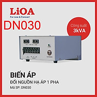 Biến áp tự ngẫu LiOA 3000VA DN030 - Bộ đổi nguồn LiOA 3000VA từ 220V sang 100V/120V cho máy Nhật - Mỹ