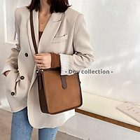 Túi Xách Nữ Đẹp Đeo Vai (Túi Tote Canvas) Cao Cấp Form Lớn Đi Học & Công Sở Châu Âu Retro - Mã XT035