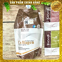 Kem ủ tóc Collagen Karseell Maca 500ml + Cặp gội xả gói 15mlx2