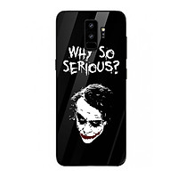 Ốp kính cường lực cho điện thoại Samsung Galaxy S9 Plus - Why so serious MS ACZTU005