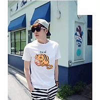 Áo thun nam in hình Quỳnh Aka i'm hổ đáng yêu mtt241