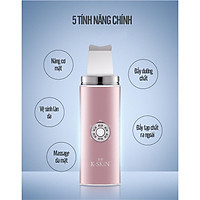 Máy tẩy tế bào chết sóng siêu âm K.SKIN KD8026 sủi da làm sạch mụn đầu đen thu nhỏ lỗ chân lông, nâng cơ