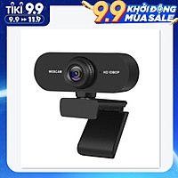 Webcam HD 1080P 2MP Camera 30 khung hình / giây Micrô giảm tiếng ồn Web Cam HD Máy tính xách tay Máy tính xách tay USB Plug & Play cho máy tính xách tay
