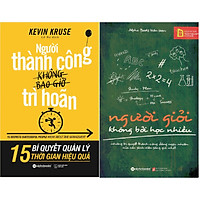 Combo Giải Mã Bí Mật Thành Công Của Những Người Giỏi ( Người Giỏi Không Bởi Học Nhiều + Người Thành Công Không Bao Giờ Trì Hoãn ) (Tặng Notebook tự thiết kế)