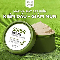 Mặt nạ đất sét giảm mụn đầu đen hiệu quả some by mi super matcha pore clean clay mask 100g