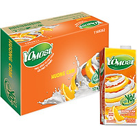 Thùng 12 Hộp Sữa Chua Lên Men Tự Nhiên Yomost Vị Cam (1000ml/Hộp)