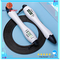 Dây nhảy lõi thép Cleacco tự động đếm số , đếm giờ , tích hợp đo calo , quãng đường
