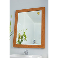Gương soi Kibath vân gỗ KT 55x70 cm KB111