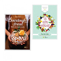 Combo Sách Nấu Ăn Cực Hay: Sourdough Bread - Bánh Mì Men Tự Nhiên + Cai Đường Không Khó (Tặng Bookmark Thiết Kế Aha)