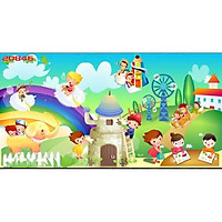 Tranh 3D dán phòng trẻ em, phòng ngủ em bé
