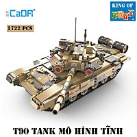 Đồ Chơi Lắp Ráp Kiểu Lego Mô Hình Xe Tăng Điều Khiển RC T90 ARMY TANK CaDA C61003 Với 1722 Mảnh Ghép - Chạy Bằng Động Cơ