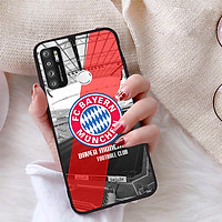 Ốp lưng iCase Color dành cho Vsmart Live 4 chất liệu viền dẻo lưng cứng nhám TPU có hai lỗ xỏ dây đeo in nổi 4D hình Bộ Sưu Tập CLB Bóng Đá - Tặng Popsocket in logo iCase - Hàng chính hãng