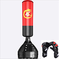 Combo Bao trụ đấm bốc tự đứng thế hệ mới + Găng tay đấm bốc mma hở ngón cao cấp - Thiết bị tập đấm bốc chuyên nghiệp dành cho boxing, mma, muay, sparring, trainning, và đối kháng