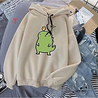 Áo hoodie khủng long có mũ, chất liệu nỉ cao cấp, freesize <60kg và 160cm, nhiều màu màu lựa chọn, hàng loại 1