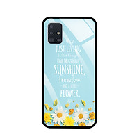 Ốp Lưng Điện Thoại SAMSUNG GALAXY A51 - Mặt Lưng Kính Cường Lực - 7811 CUCHOAMI03 - Hàng Chính Hãng