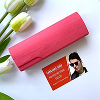 Hộp đựng kính cận cute dễ thương kèm khăn lau thời trang cao cấp chống sốc nhiều màu CANAVARO SHOP CN1014