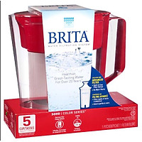 Bình lọc nước B r i t a 5 cup màu đỏ