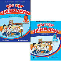 Combo 2 Cuốn Bài Tập Tiếng Anh 8 Tập 1 + Tập 2 (Không Đáp Án) - Chương Trình Mới