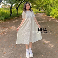 Đầm babydoll hoa cúc