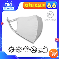 COMBO 3 chiếc khẩu trang N99 ngăn đến 99% hạt bụi siêu mịn có kích thước từ 0,3 Mircromet #MONA MASK
