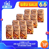 Combo 4 Lốc Sữa Hạt Hạnh Nhân Nguyên Chất 137 Degrees
