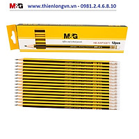 Hộp 12 cây bút chì gỗ HB M&G - AWP30871