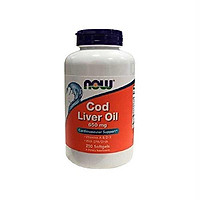NOW Supplements, Cod Liver Oil 650 mg, Excellent Source of Vitamins A and D-3, 250 Softgels