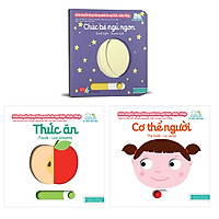 Combo Sách Chuyển Động – Song Ngữ Anh – Việt: Thức Ăn + Cơ Thể Người + Chúc Bé Ngủ Ngon</