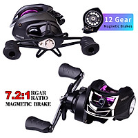 Metal Spool Baitcasting Reel 10kg 7:2:1 Freshwater Fishing Wheel Fishing Reel