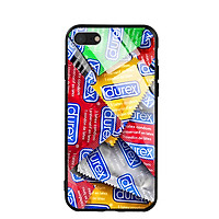 Ốp Lưng Kính Cường Lực Cho Điện Thoại IPHONE SE 2020 - 0217 DUREX - Hàng Chính Hãng