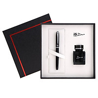 Picasso (pimio) K-16 pure black and white clip pen ink gift set