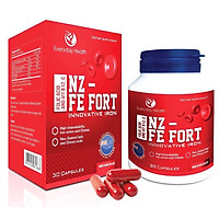 Viên uống bổ sung sắt hữu cơ nano sắt ưu việt thế hệ mới NZ - FE FORT Hàng Nhập Khẩu Chính hãng New Zealand