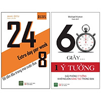 Combo 2 sách kĩ năng: 24/8 – Để dẫn đầu trong mọi cuộc đua + 60 giây 1 ý tưởng