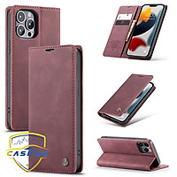 Bao da cao cấp dạng ví dành cho iPhone 13 Pro Max hàng chính hãng Caseme