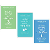 Combo 3 cuốn sách hay nhất về kĩ năng sống : Những Quy Tắc Để Sống Khỏe + Những Quy Tắc T