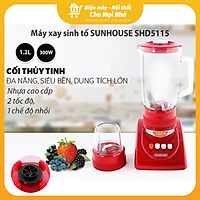 Máy Xay Sinh Tố Sunhouse SHD5115 - Đỏ- Hàng chính hãng