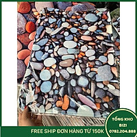 Thảm Lau Chân 3D Hình Sỏi - Free Ship Toàn Quốc